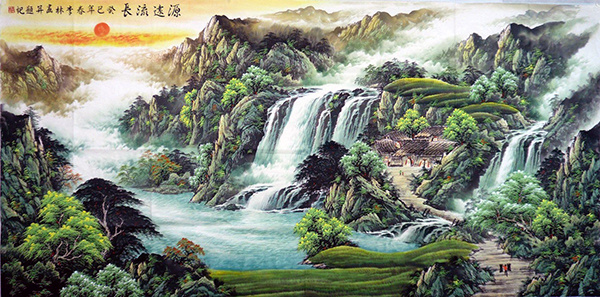 辦公室掛什么畫最吉利，什么屬相不能掛山水畫(圖2)