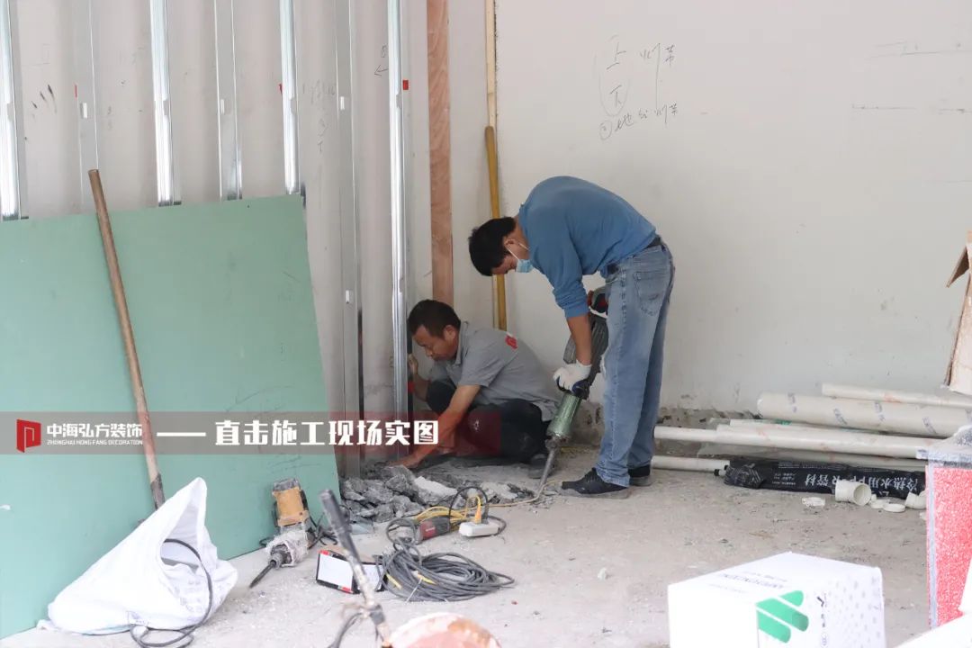 施工巡檢丨艾美特室內裝修工程巡檢施工現場！(圖6)