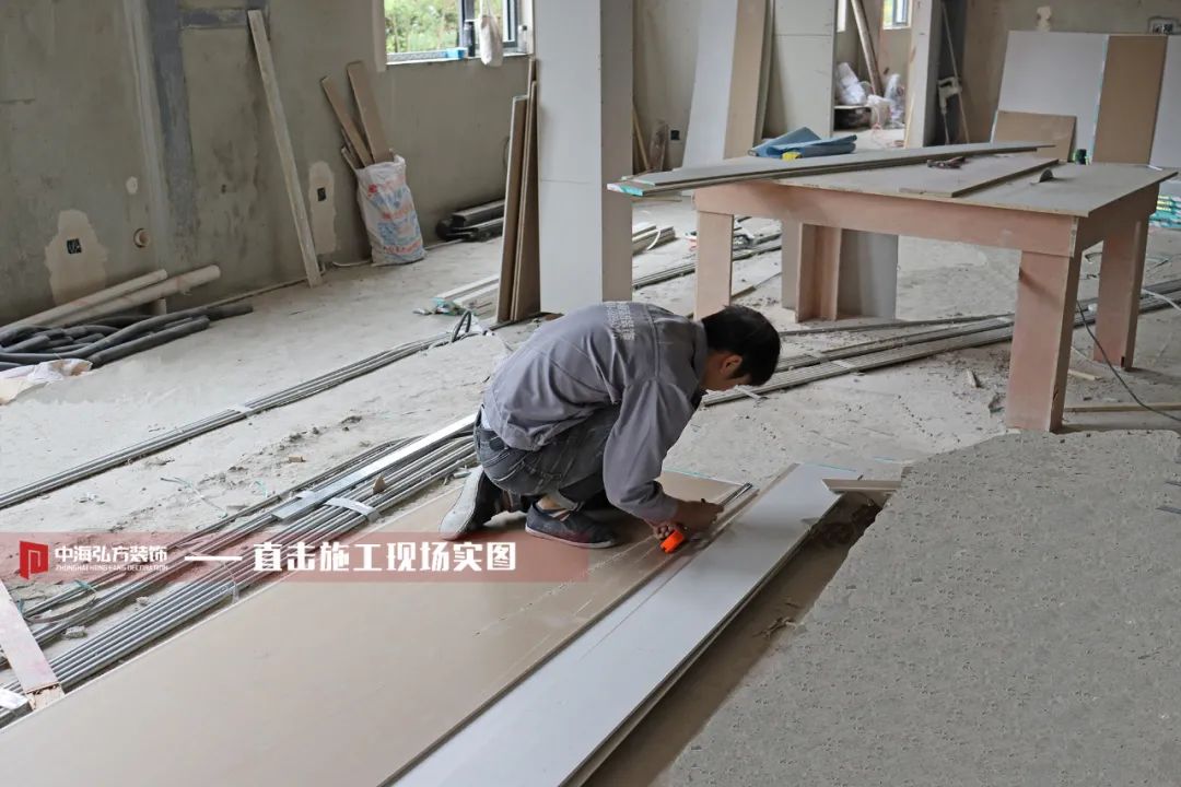 施工巡檢丨艾美特室內裝修工程巡檢施工現場！(圖4)